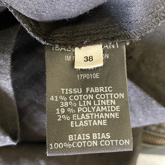 Isabel Marant Black Zip Front Fluted Dress - Picture 6 of 10